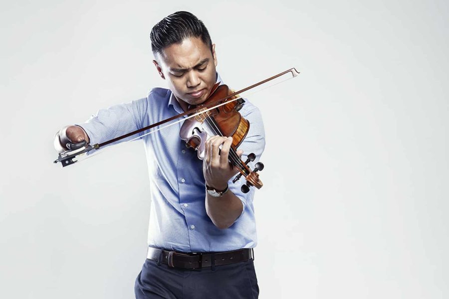 Violinist Adrian Anantawan